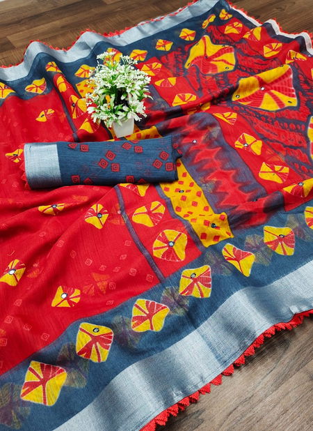 Mahek 34 Latest Fancy  Casual Wear Designer Printed Cotton Saree Collection Catalog